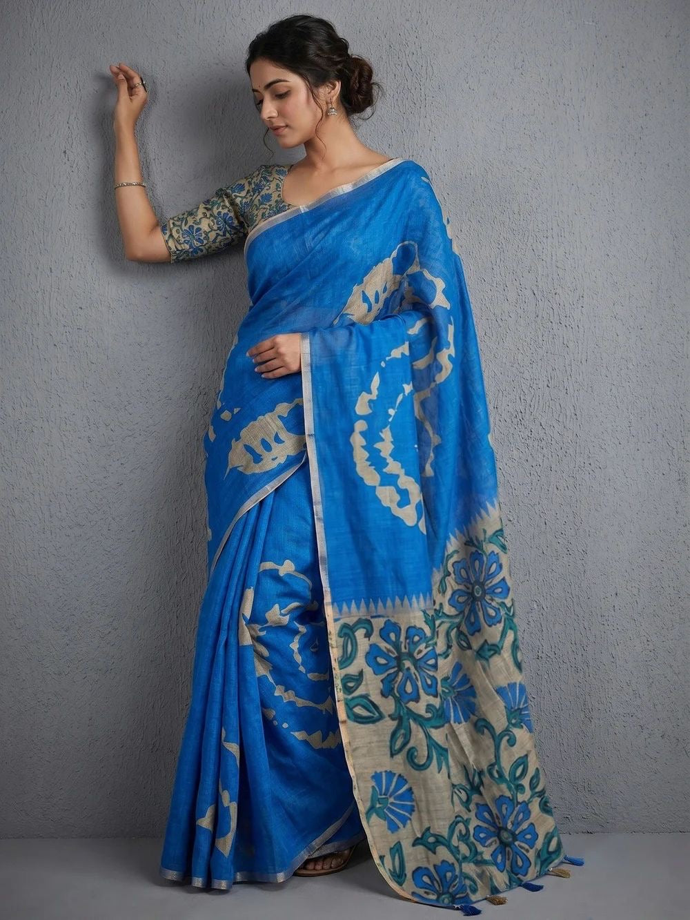 Lisha Kalamkari Sari