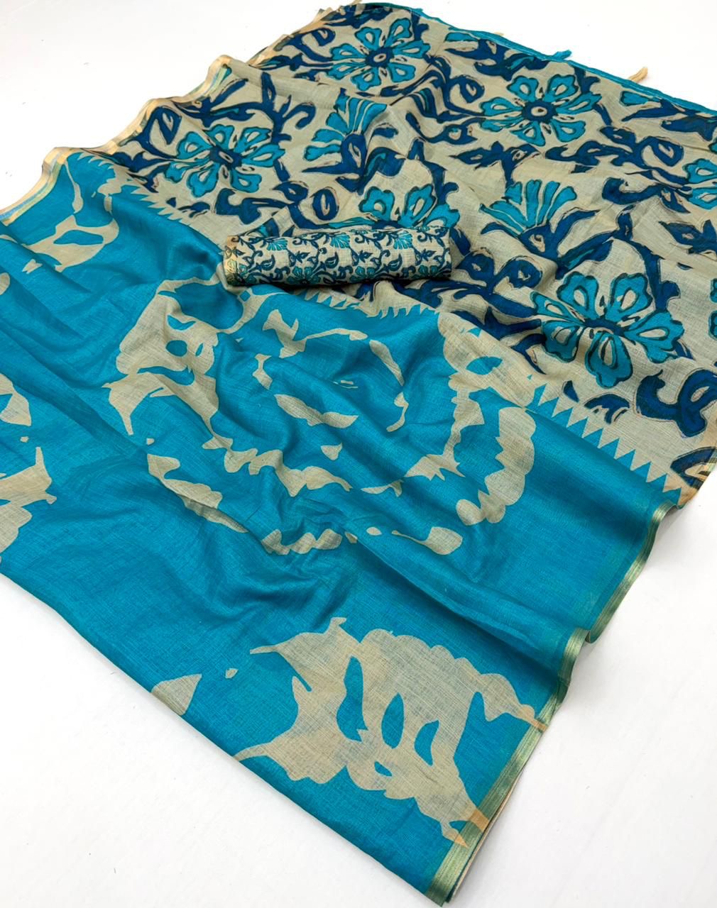 Lisha Kalamkari Sari