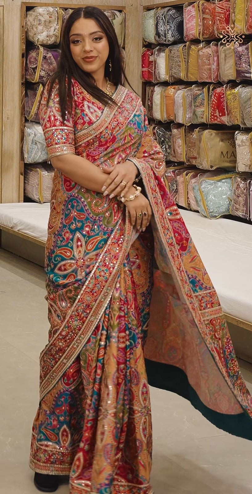 Riya Crepe Silk Statement Saree