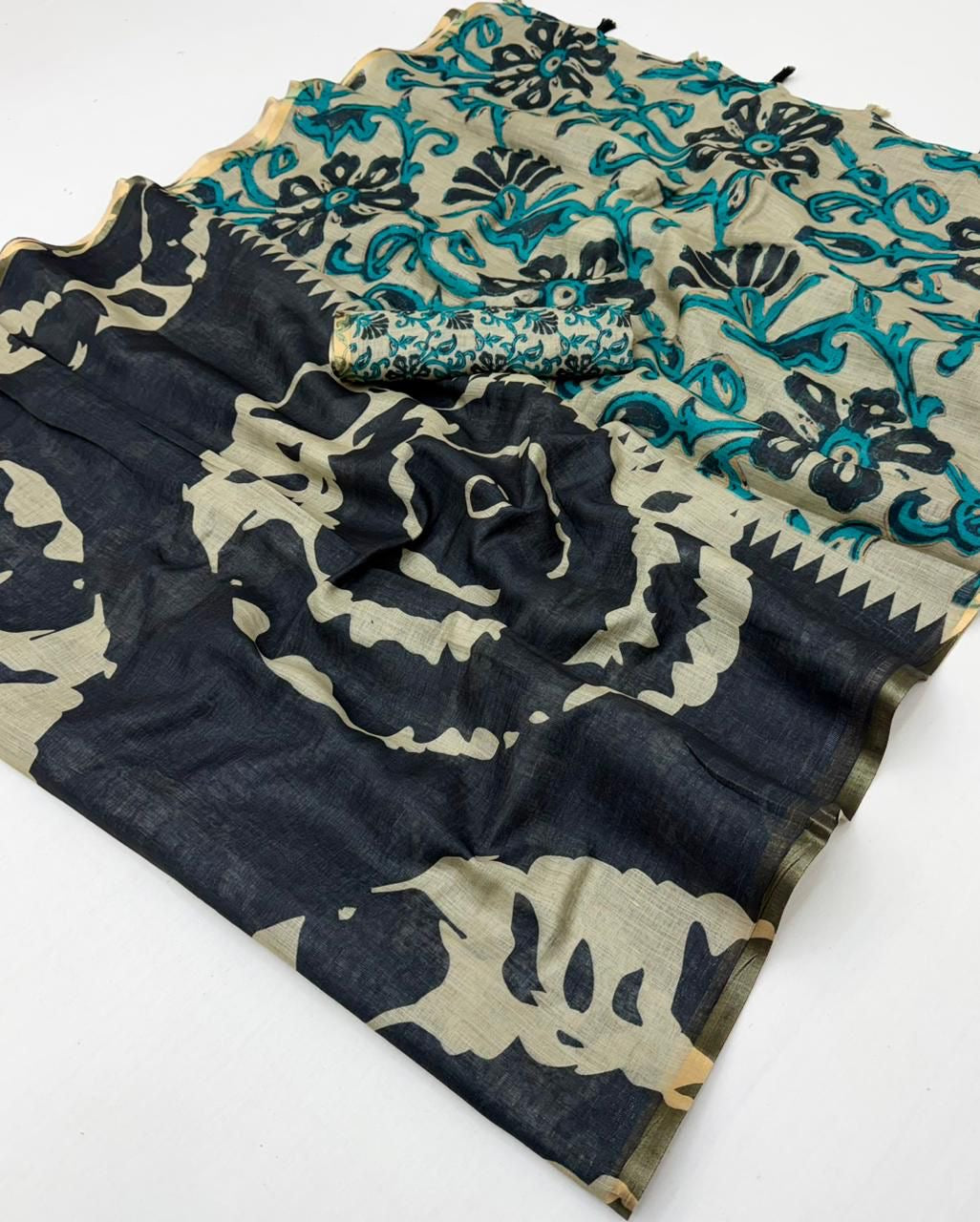 Lisha Kalamkari Sari