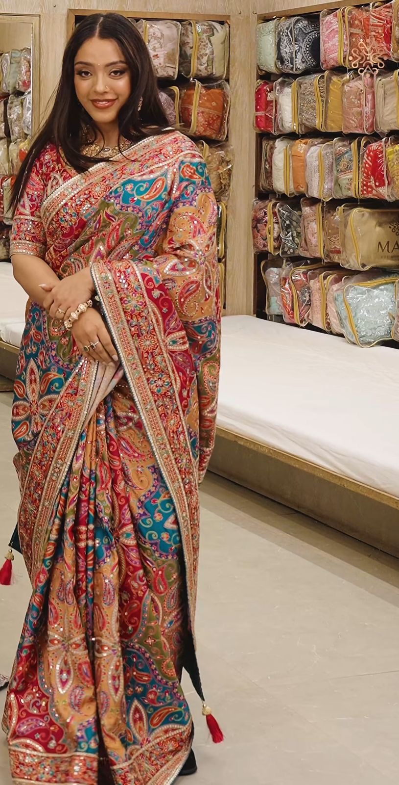Riya Crepe Silk Statement Saree