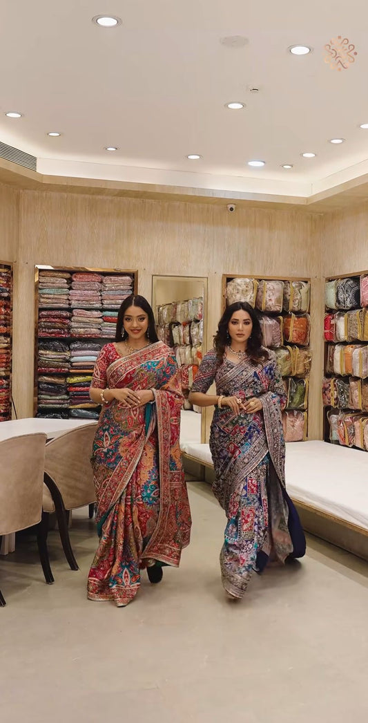 Riya Crepe Silk Statement Saree